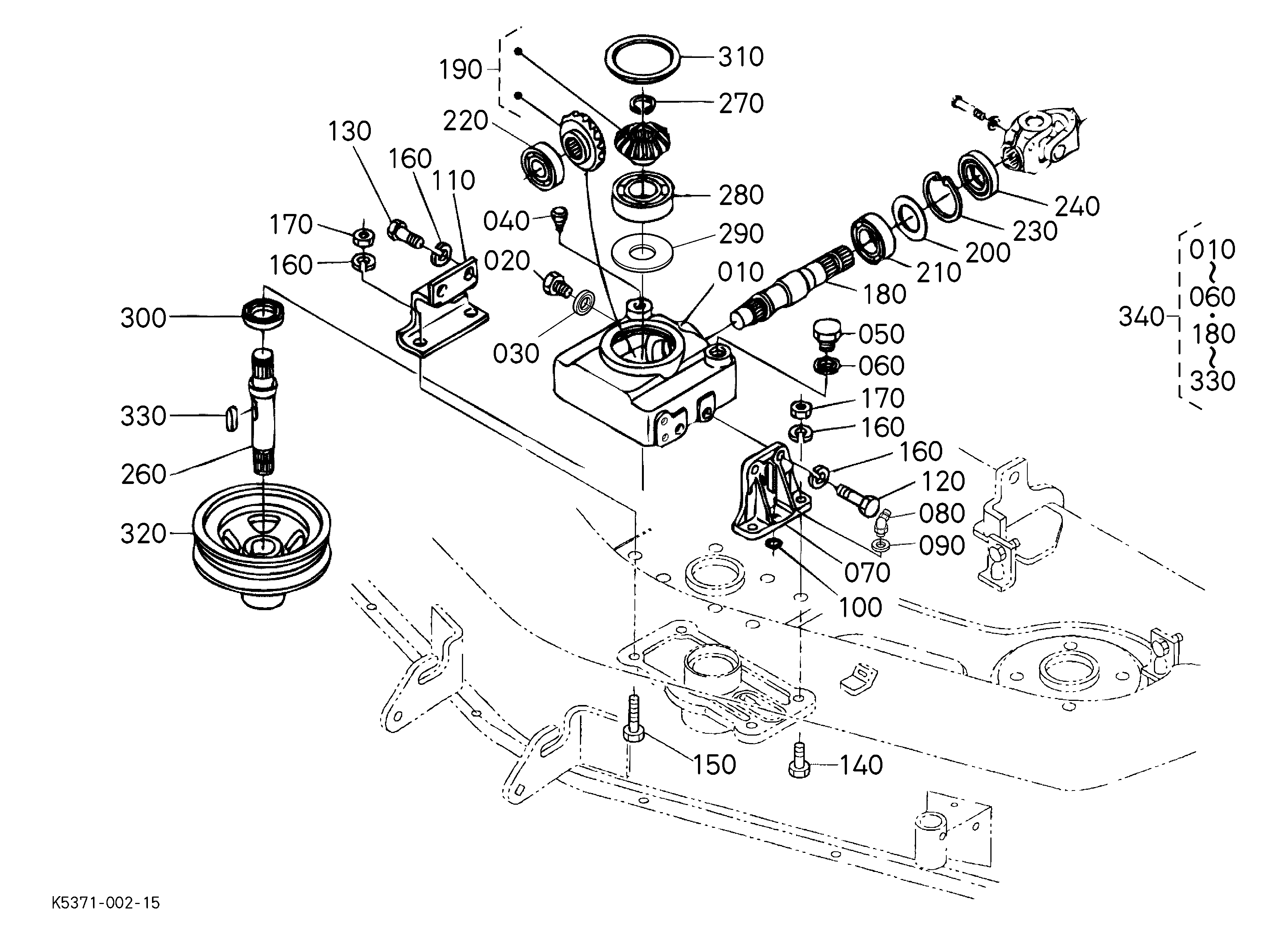 Kubota 54 Mower Deck Belt Diagram